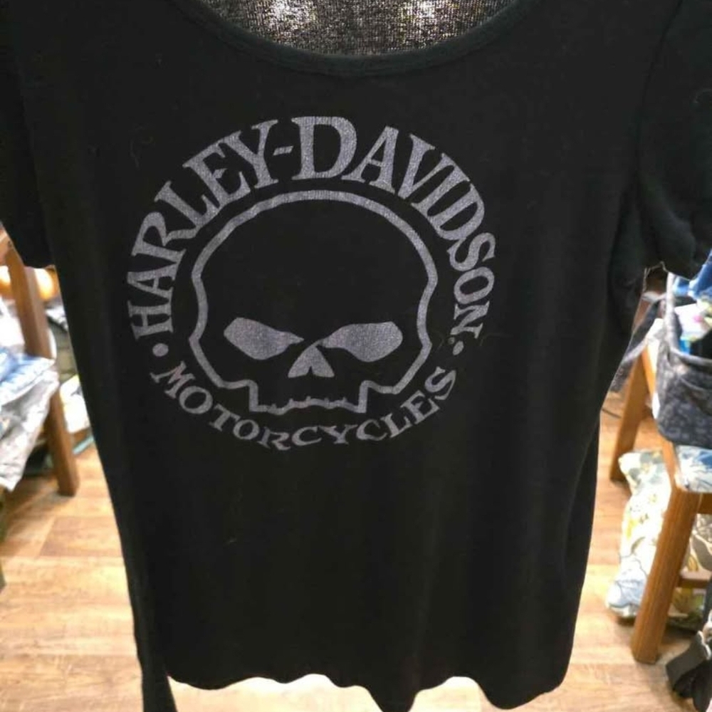 Harley-Davidson Black Skull T-Shirt